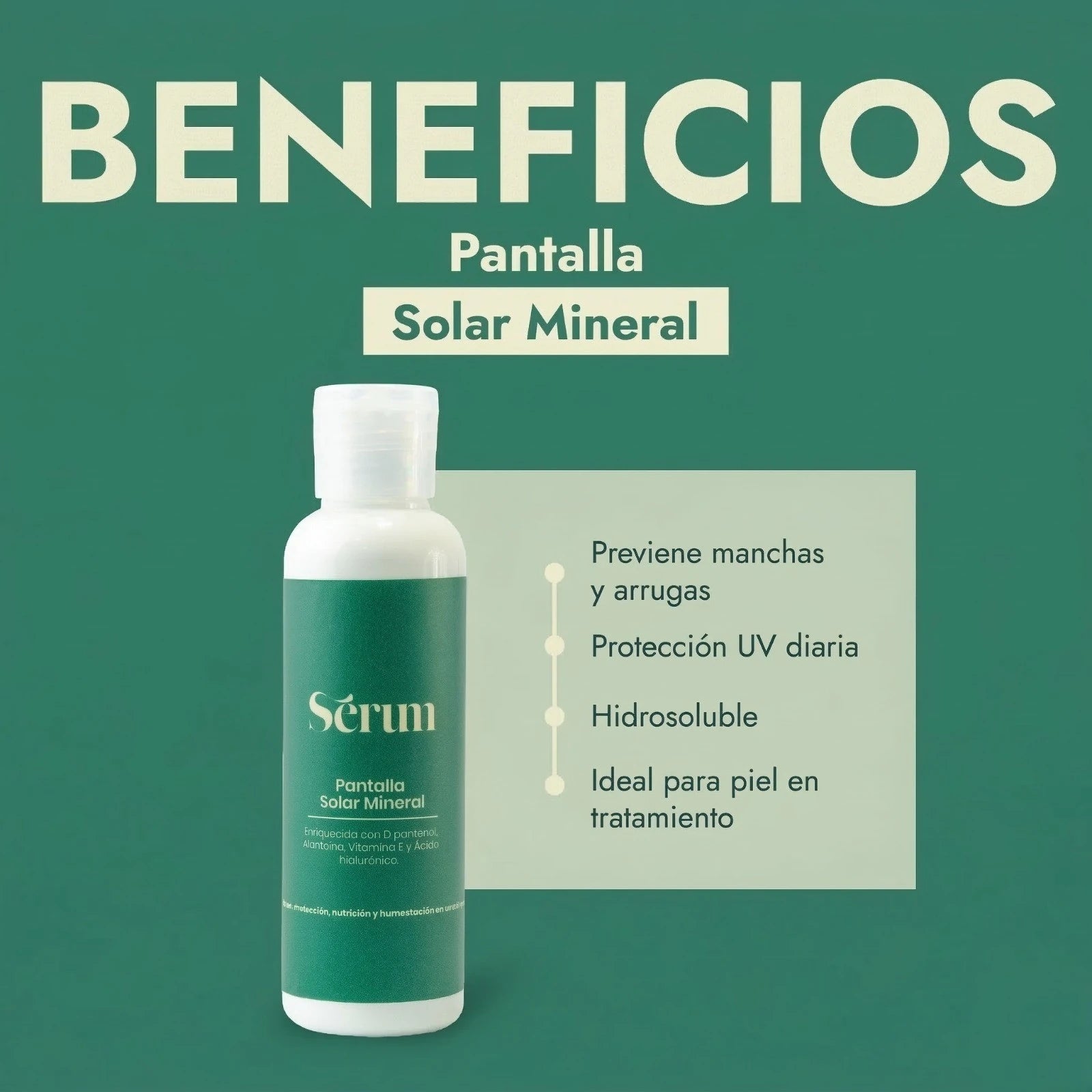 Pantalla Solar Mineral