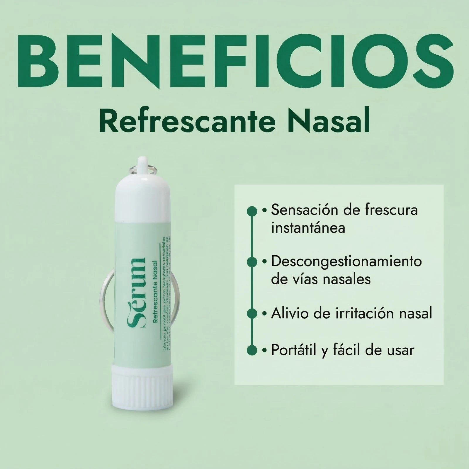 Inhalador Refrescante Nasal