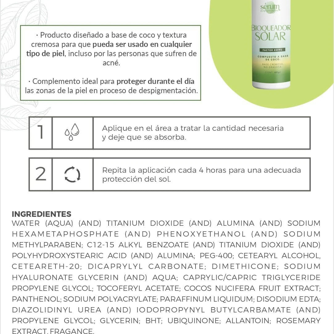 Bloqueador Solar Sérum